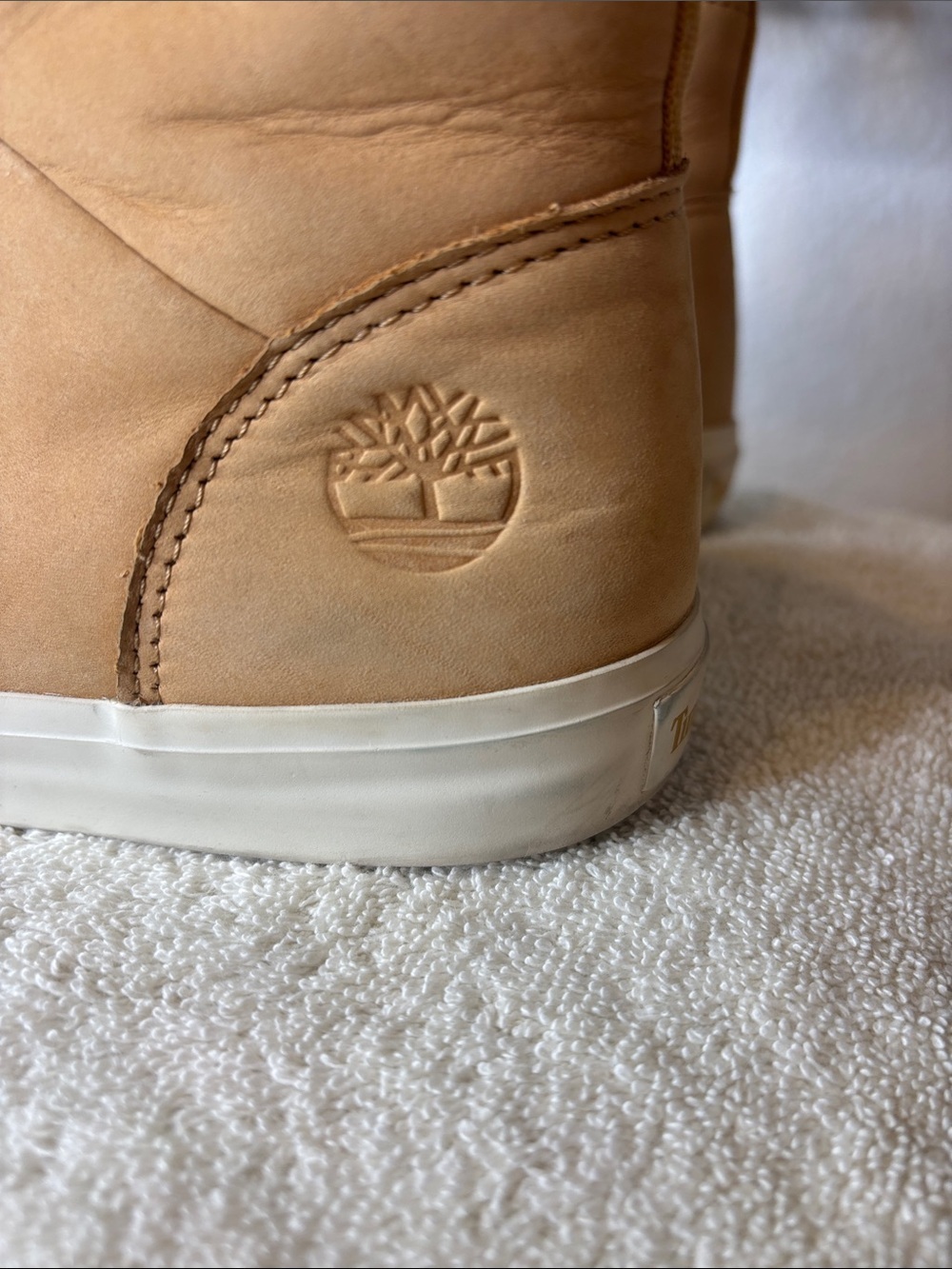 🤎 Timberland Skyla Bay 6-Inch Boots Women’s 7 Wheat Nubuck Lace Up A2C3S 🤎 - Picture 3 of 13